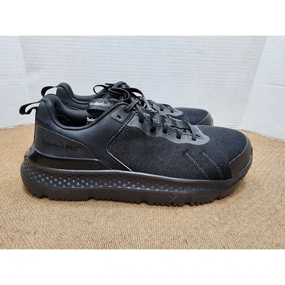 Timberland PRO® Womens SETRA COMP- TOE Black Work Sneaker Size 8.5